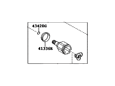 Toyota 43040-33050 Joint Assy,  Front Drive Inboard,  LH