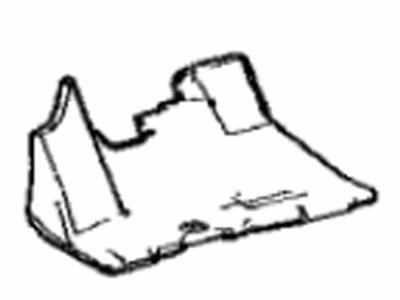 Toyota 55216-42100 Pad,  Dash Panel Insulator,  NO.4
