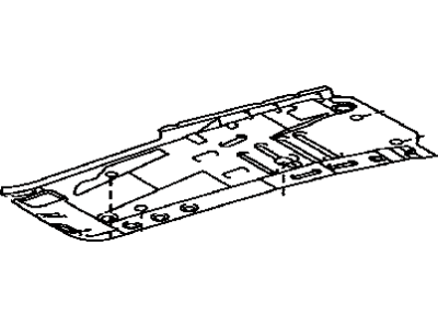Toyota 58111-42201 Pan,  Front Floor,  RH