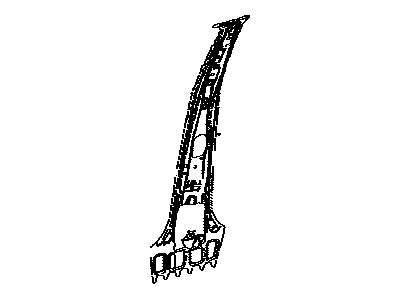 Toyota 61035-42020 Pillar Sub-Assembly, Inner, Passenger Side