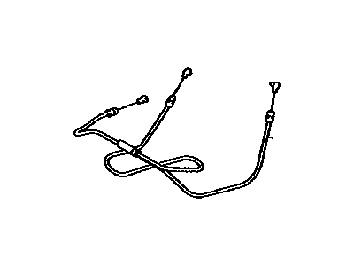 Toyota 72380-42070 Cable Assy,  Seat Adjuster Control,  NO.2