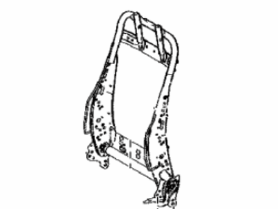 Toyota 71014-42070 Frame Sub-Assy,  Front Seat Back,  LH