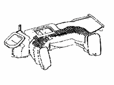 Toyota 55870-42040 Duct Assy,  Heater To Register