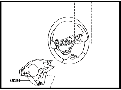 Toyota 45100-42290-C0 Wheel Assy,  Steering