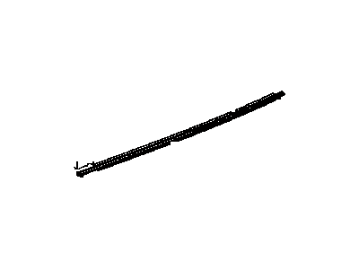 Toyota 75730-42040 Moulding Assy,  Rear Door Belt,  RH