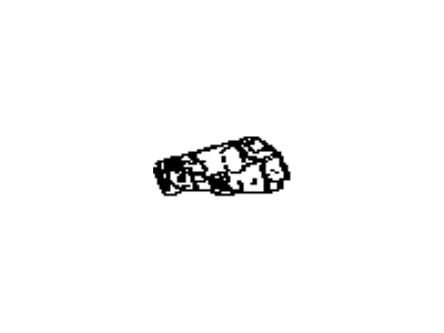 Toyota 66425-42100 Spacer,  Side Rail,  Rear NO.2 LH