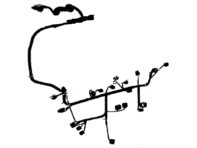 Toyota 82184-42611 Wire,  Back Door,  NO.1