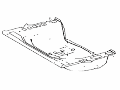 Toyota 58311-42130 Pan,  Rear Floor