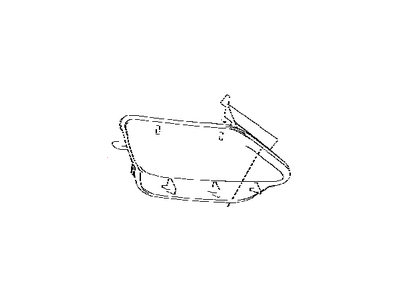 Toyota 81480-42040 Reflector Assy,  Reflex,  RH