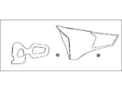 Toyota 81581-42061 Lens And Body,  Rear Lamp,  RH