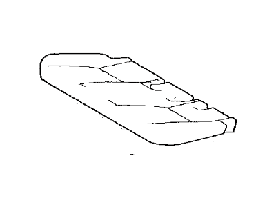 Toyota 71075-42600-C2 Cover,  Rear Seat Cushion (For Bench Type)
