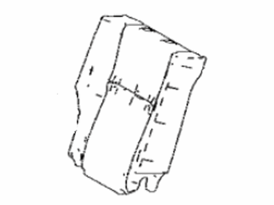 Toyota 71651-42170 Pad,  Rear Seat Back,  RH(For Separate Type)