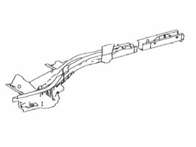 Toyota 57602-78020 Member Sub-Assembly, Rear Floor Side, Front Driver Side