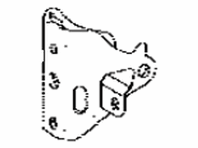Toyota 12321-36070 Bracket, Engine Mounting, Rear(For Transverse Engine)