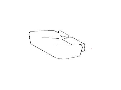 Toyota 71076-42490-A3 Cover, Rear Seat Cushion, Driver Side (For Separate Type)