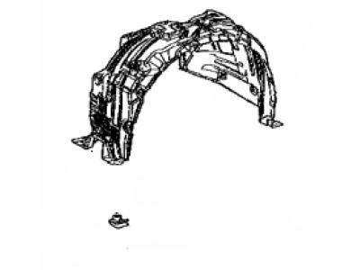 Toyota 53806-08061 Liner,  Front Fender,  LH