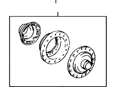 Toyota 41310-21020 Gear Assembly, Center Differential Planetary