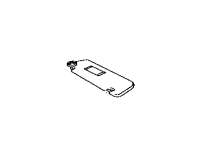 Toyota 74320-0E040-B0 Visor Assembly, Driver Side