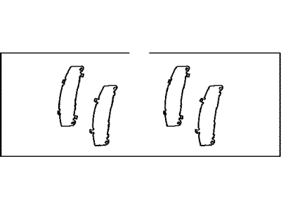 Toyota 04945-0E040 Brake Pads Shim