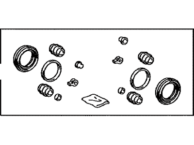 Toyota 04479-0E040 Caliper Seal Kit, Rear