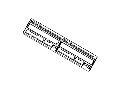Toyota 88723-0E030 A/C Label