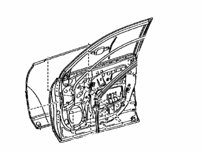 Toyota 67002-0E060 Panel Sub-Assembly, Front Door, Driver Side