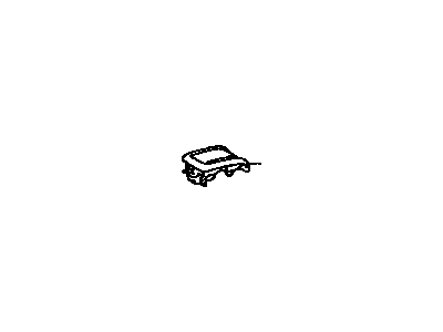 Toyota 72057-0E030-E0 Lever Sub-Assy,  Rear Seat Lock Control,  RH