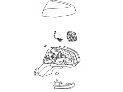 Toyota RAV4 Car Mirror - 87940-0R490-C0