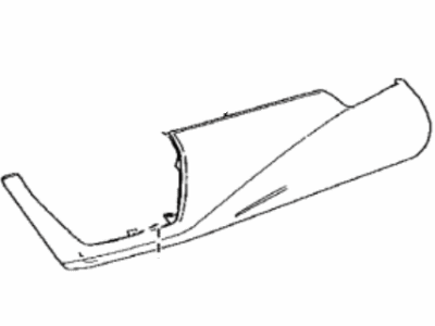 Toyota 55470-12081-C6 Garnish Assy,  Instrument Cluster Finish Panel