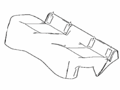 Toyota 71075-12Y30-C0 Cover, Rear Seat Cushion (For Bench Type)