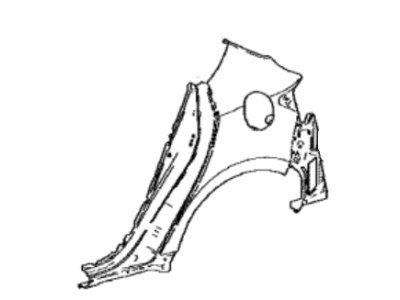 Toyota 61601-12B90 Panel Sub-Assy,  Quarter,  RH