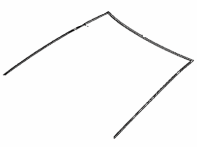 Toyota 75533-12710 Moulding,  Windshield,  Outside