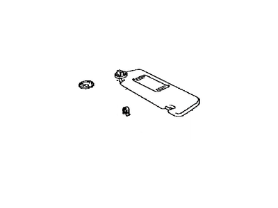 Toyota 74320-33A20-B2 Visor Assembly, Driver Side