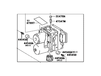 Toyota 44050-30300 Actuator Assembly, Brake