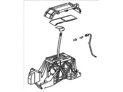 Toyota 33560-33130 Lever Assembly, Shift, Lower