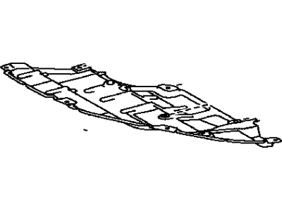 Toyota 51442-33080 Cover, Engine Under, Driver Side