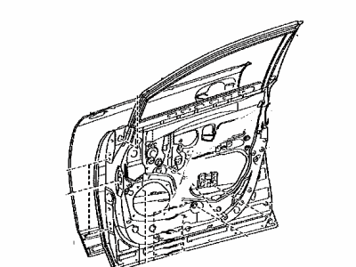 Toyota 67004-33170 Panel Sub-Assembly, Rear Door, Driver Side
