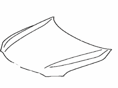 Toyota 53301-33120 Hood Sub-Assembly