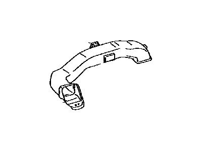 Toyota 55843-33141 Duct,  Heater To Register,  NO.1
