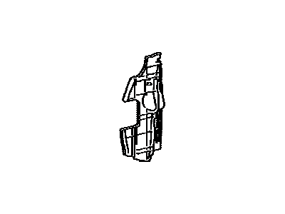 Toyota 53294-33030 Deflector, Radiator Side, Driver Side