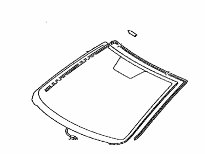 56101-33680 Toyota Glass, Windshield Illustration 1 of 1