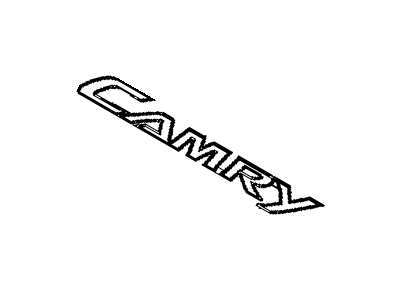 Toyota 75442-33270 Plate, Luggage Compartment Door Name