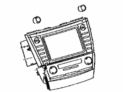Toyota 86120-33A30 Receiver Assembly, Navigation