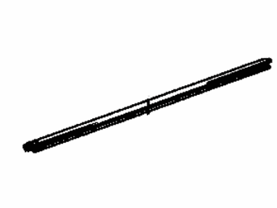 Toyota 68172-16200 Weatherstrip,  Front Door Glass,  Inner LH