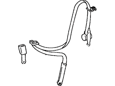 Toyota Paseo Seat Belt - 73204-0W080