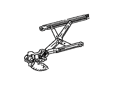 Toyota Paseo Window Regulator - 69820-16250