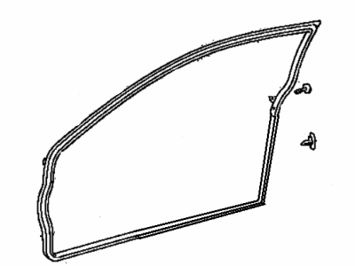 Toyota Paseo Door Seal - 67862-0W011