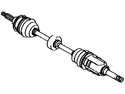 Toyota 43410-16191 Shaft Assembly, Front Drive, Passenger Side
