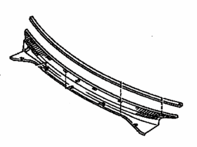 Toyota 55708-16120 Louver,  Cowl Top Ventilator,  Center NO.1