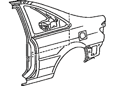 Toyota 60162-16010 Quarter Panel